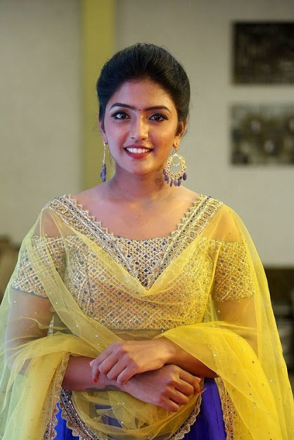 Telugu Actress Eesha Rebba In Yellow Lehenga Voni 3
